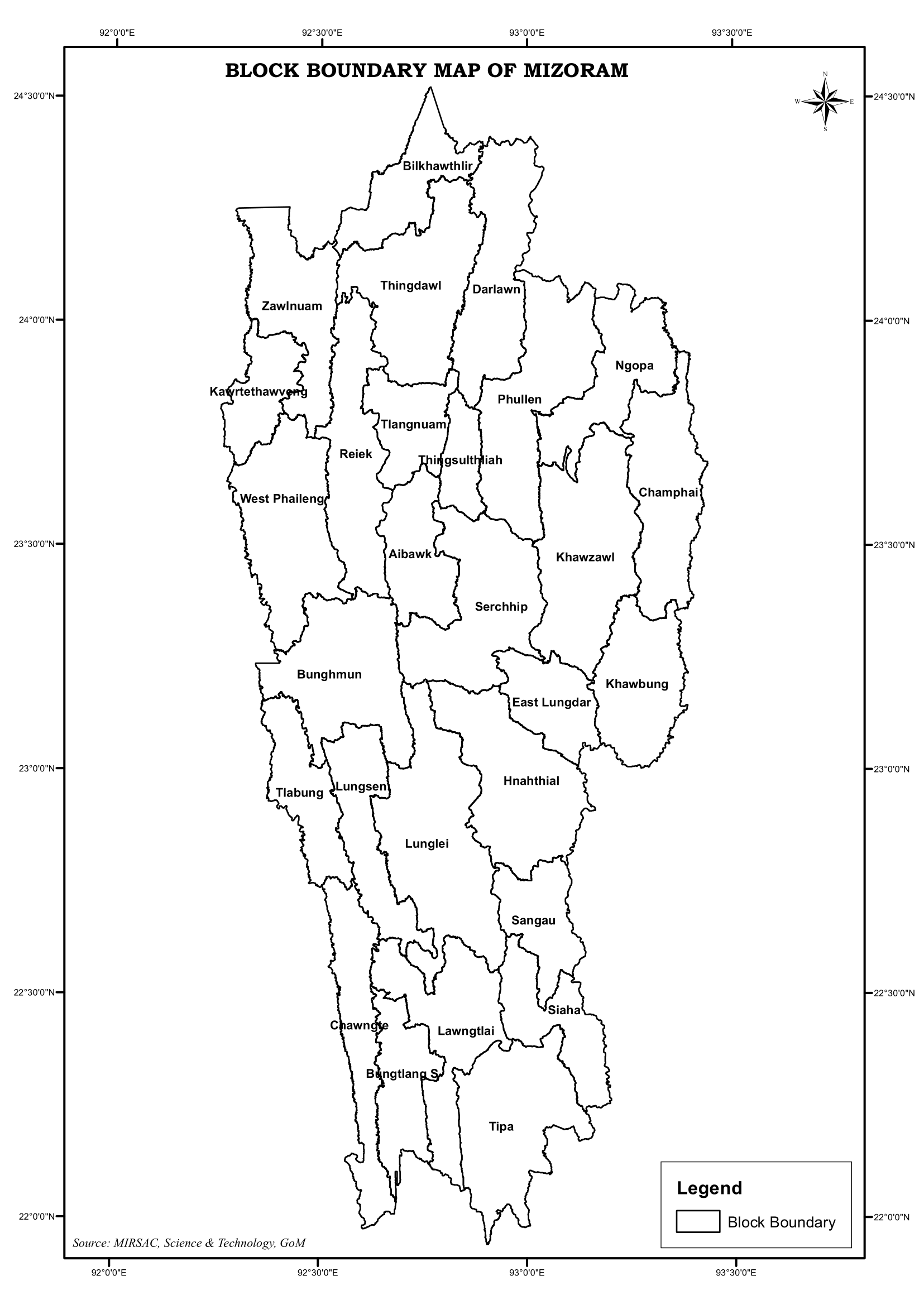 Maps - MIZORAM REMOTE SENSING APPLICATION CENTRE