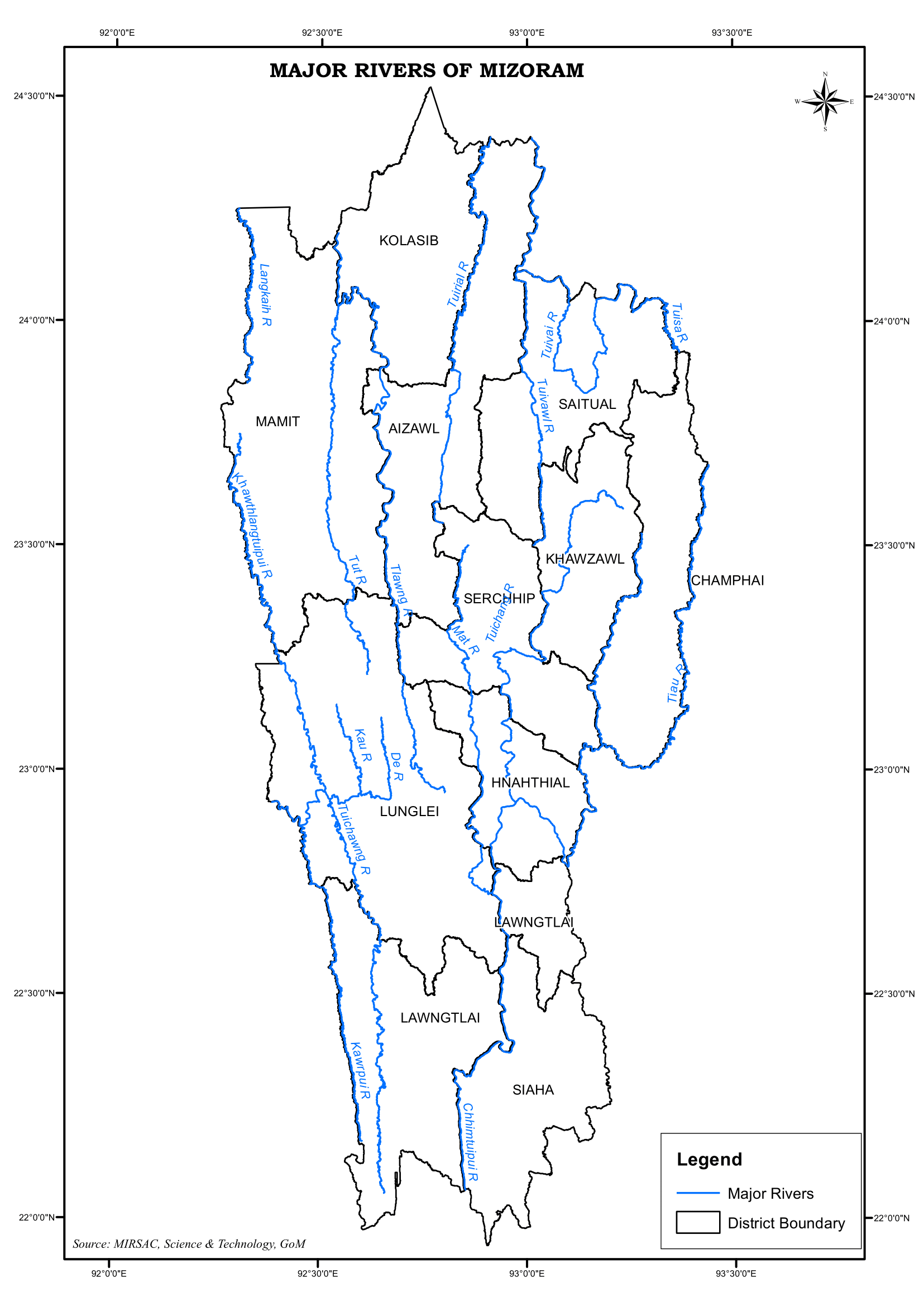 Maps - MIZORAM REMOTE SENSING APPLICATION CENTRE