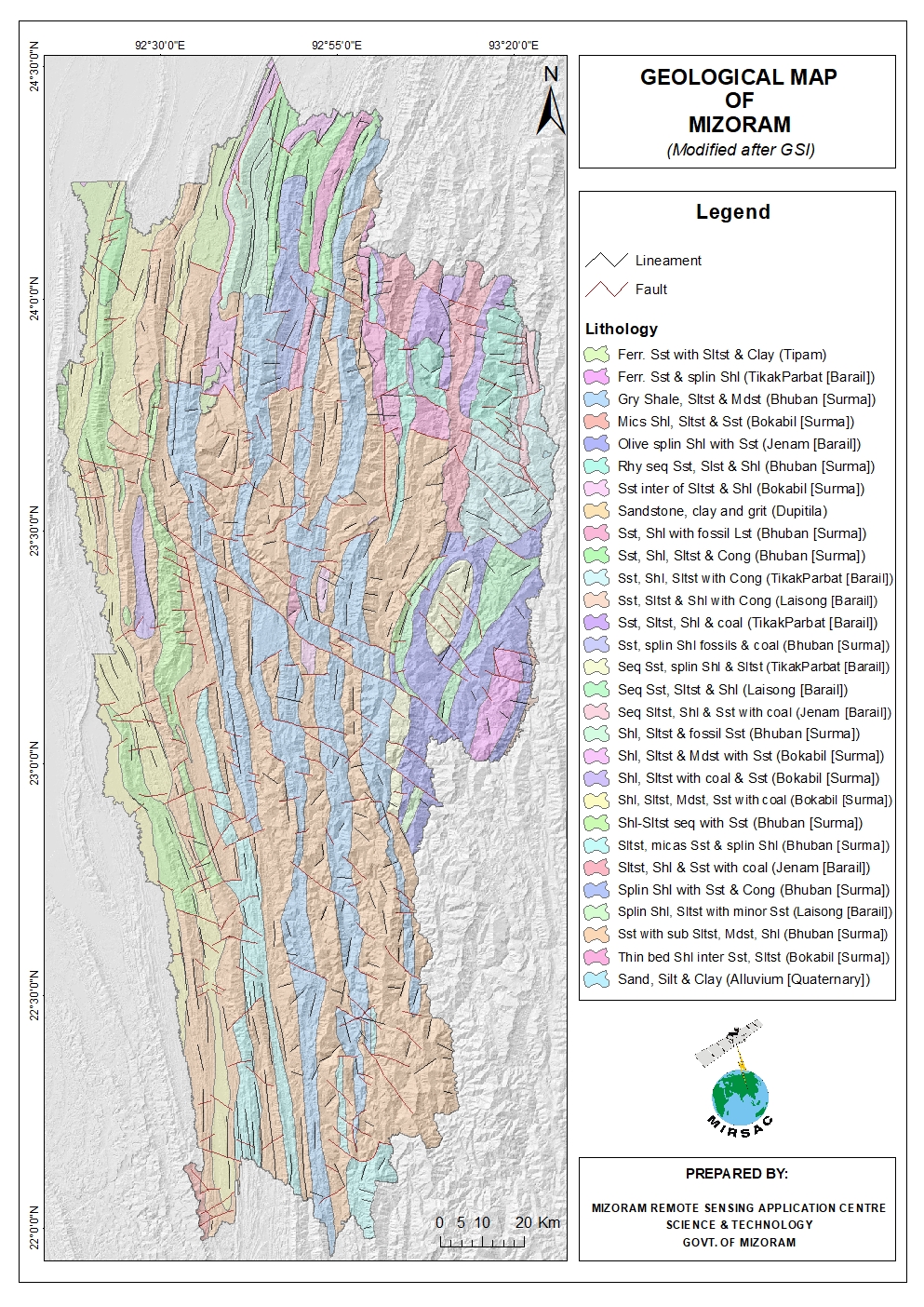 Maps - MIZORAM REMOTE SENSING APPLICATION CENTRE