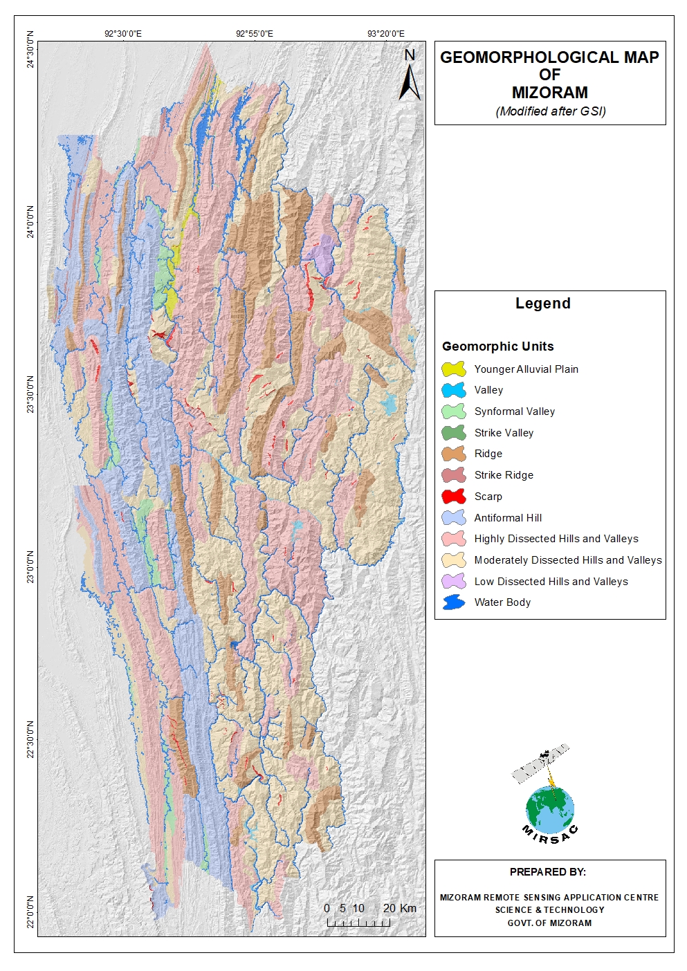 Maps - MIZORAM REMOTE SENSING APPLICATION CENTRE