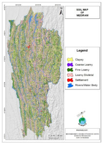 soil map of Mizoram